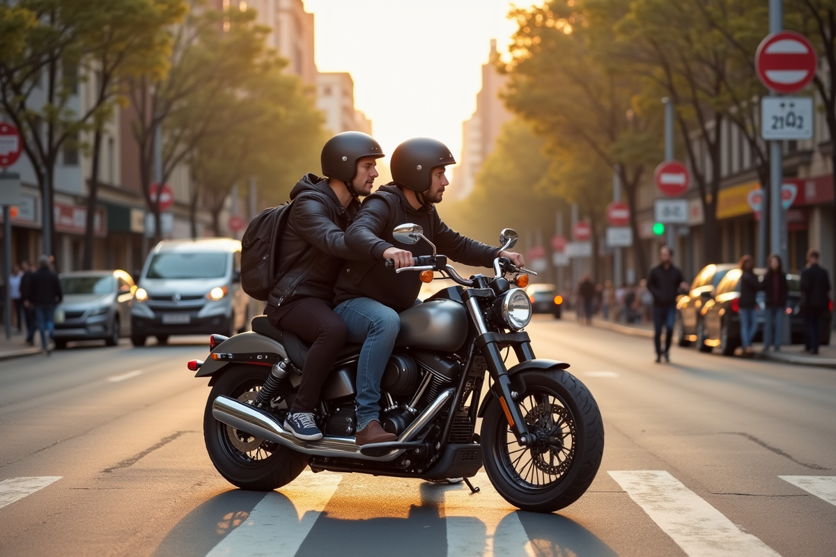 moto passager